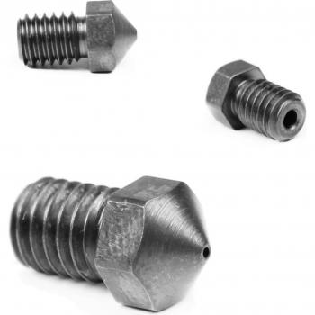 Micro-Swiss E3D V5-V6 0,6 mm Gehard Staal Nozzle