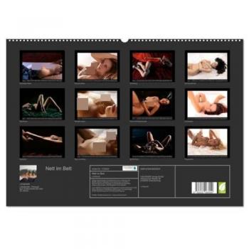 Premium Wandkalender 2025 DIN A2 quer
