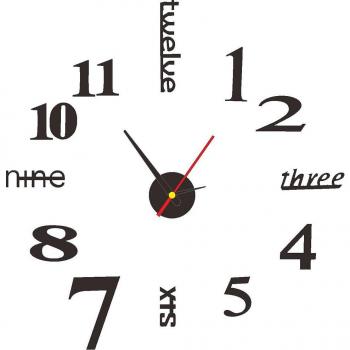 Reloj decorativo de pared 3D