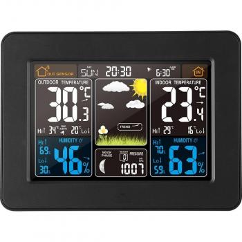 K-STAR Color Screen Alarm Clock with Weather Function