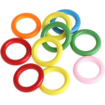 Bunte Ringe für Papageienzubehör