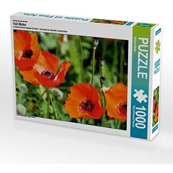 CALVENDO Puzzle Mohnfeld 1000 Teile Lege-Größe 64 x 48 cm Foto-Puzzle Bild von Michael Möller