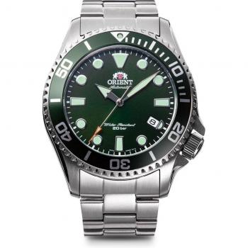 ORIENT Mako Mechanical Diver, Green Dial – Warranty Included – RN‑AC0K02E