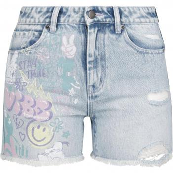 Short « Stay True » Mickey & Minnie – Taille 27-31 – Femme – Jean usagé