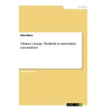 Climate change. Methods to internalize externalities