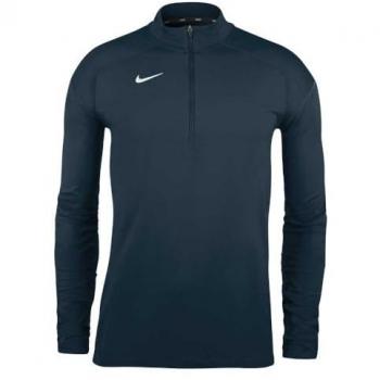 Chemise athlétique bleu marine avec demi-zip Nike Dry
