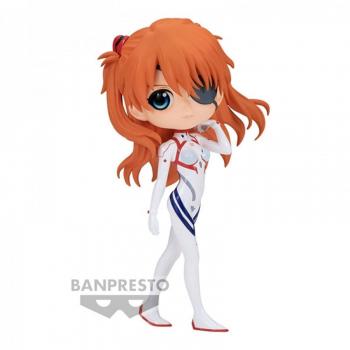 Figurine Banpresto Evangelion 3.0: Asuka Shikinami Langley in Plugsuit, 14 cm (Ver. B, Q‑Posket)