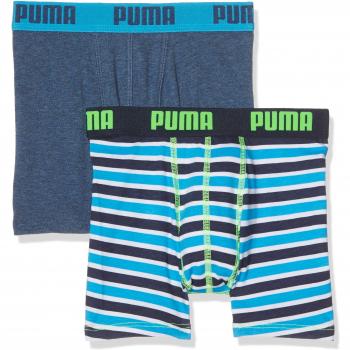 Bóxer Infantil Puma Básico 2P, Azul (Blue Danube), 10 Años