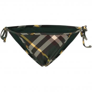 Burberry dames zwemonderdeel groen met checkprint maat S