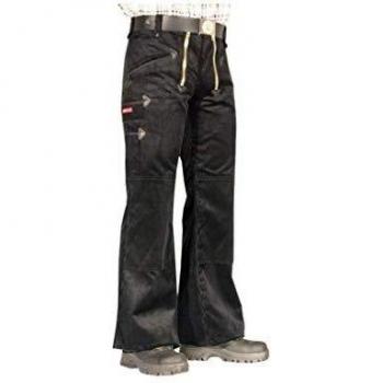 OYSTER Zunfthose Jack Trenkercord, schwarz, mit Schlag und Knietaschen