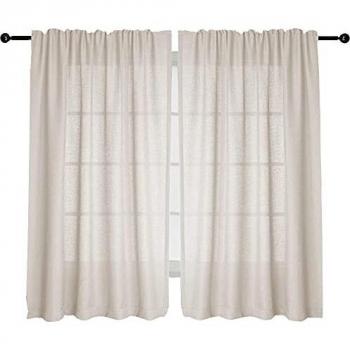 Melodieux 2 Panel Voile Net Curtains