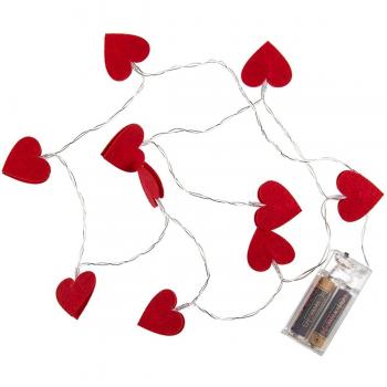 Guirlande lumineuse Coeurs en fête
