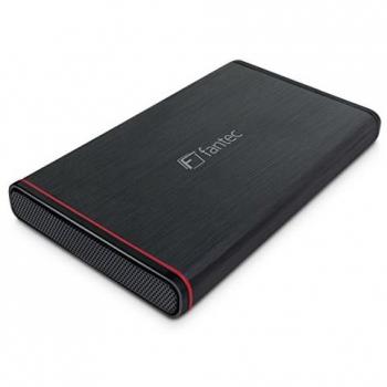 FANTEC 225U3eSATAp-6G Externes Gehäuse für 2,5 Zoll SATA III Festplatte