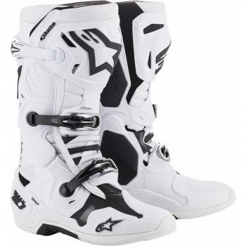 Alpinestars Tech-10 Bottes motocross Blanc taille : 49 50