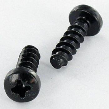 Vis PVC Pozi N°1 Tête Cylindrique Bombée 3X10 1412 KB Acier Noir