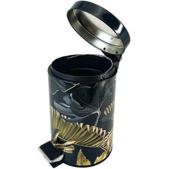 Sanilo Abfalleimer Golden Leaves, 3 Liter, für das Badezimmer