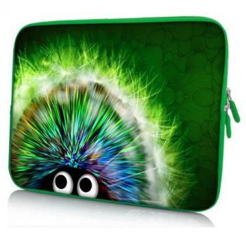 PEDEA Notebook Tasche bis 13,3 Zoll mit Design Mauspad, Grüner Igel 2