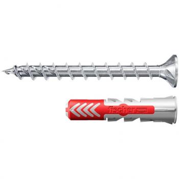 Fischer DuoPower ETA 8 mm x 40 mm FPF II Dübel mit Schraubenkopf – 50‑er-Pack