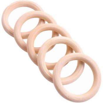 Juguete “Manita Madera” – Collar y Pulsera 30 mm para Bebés