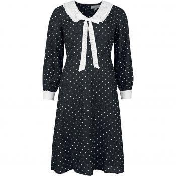 Dress Rockabilly Medio di Timeless London – XS‑L, Nero e Bianco