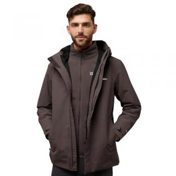 Chaqueta de Caza Altenberg Marrón con Detalle Blanco