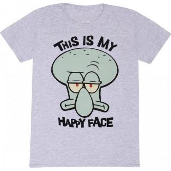 SpongeBob SquarePants Unisex Adult My Happy Face T-Shirt