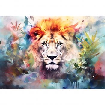 Décor Murale Non Tissé Lion & Animaux