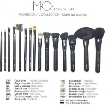 Coffret de Brosses et Pinceaux Professionnels 15 pcs