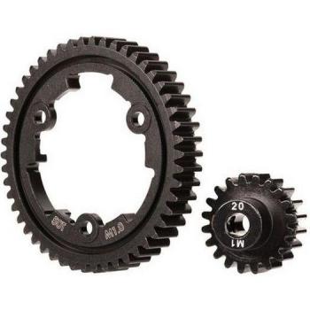 Ingranaggio Largo Traxxas 50 Denti + Pignone 20 Denti