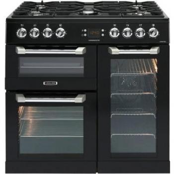 Leisure Cuisinemaster Dual Fuel Range Cooker Black 90cm