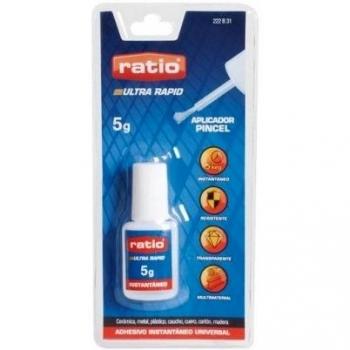 PEGAMENTO RATIO CIANOCRILATO 5GR.PINCEL