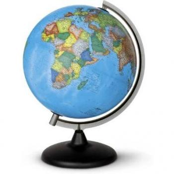 30 cm Non-Illuminated Coral Political Globe (Nova Rico)