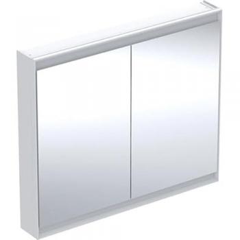 Geberit ONE Spiegelschrank, ComfortLight, 2 Türen, AP-Montage, 105 cm