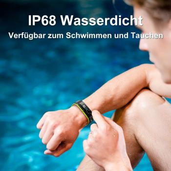 Pruvansay SmartWatch FitTrack 0,96” – Wasserfest, iPhone & Android