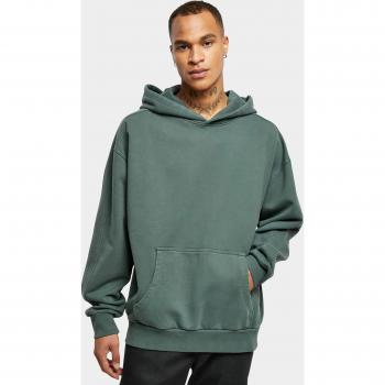 Urban Classics Heavy Terry Garment Dye Hoody, Bottlegroen M