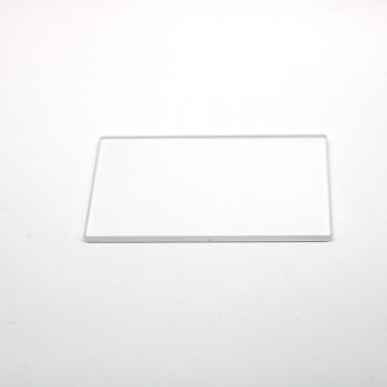 Verre de silice fondue transparent avec dimension courte UV 205x130x1
