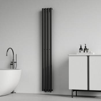 Radiador de panel monocapa tubular de acero 180x24 cm