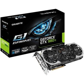 Gigabyte GF GV‑N98TG1 Gaming‑Karte: GTX 980 Ti, 6 GB GDDR5, 7010 MHz