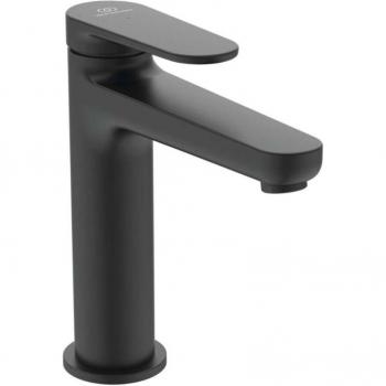 Rubinetteria Ideal – Miscelatore Lavabo Cerafine Nuovo, Scarico ClickClack, Nero Seta