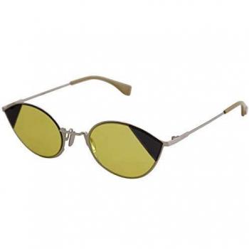 FENDI Sonnenbrille für Damen FF 0342/S U1 – Silber, Gold & Gelb, 62 mm