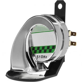 Cúspide Cuerno Eléctrico 12V, 130 dB, Impermeable – Modelo Caracol