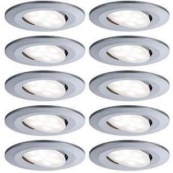 Recessed LED Calla 10-Pack 4000K Chrome
