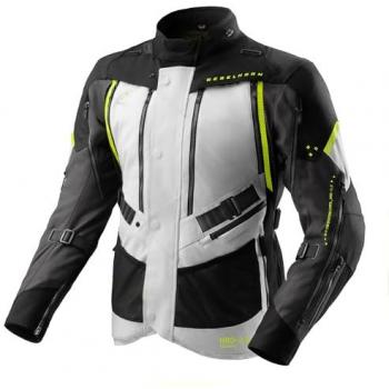 Hardy 3.0 Giacca Rebelhorn in Tessuto Nero Grigio Giallo Fluo 4XL