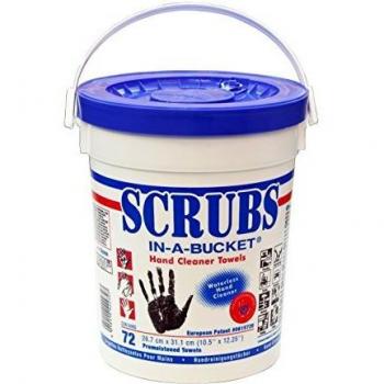 Lingettes nettoyantes pour les mains Scrubs sans alcool
