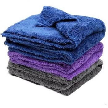 Premium Edgeless Blue Microfiber Towel for Car Detailing 350GSM