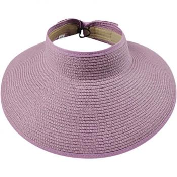 Sombrero Bohemio Visera Paja Femenina