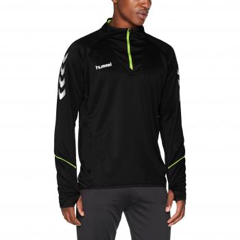 Hummel Herrensport Reflektor‑Sweat 1/4 Zip Schwarz S