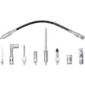 Raccords de Graisse à Connexion Express – Pack 9 Pièces Silver
