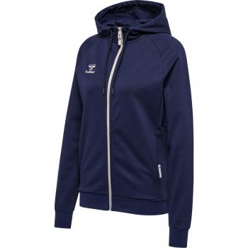 Blue Hummer Grid Zip Hoodie für Damen, Größe Large