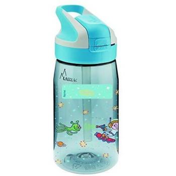 Botella de Agua Laken Summit Space Robots Azul Aguamarina (0,45 L)
